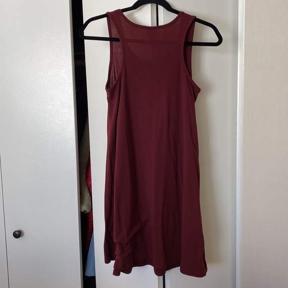 Mossimo Burgundy Swing Dress - Picture 2 of 3